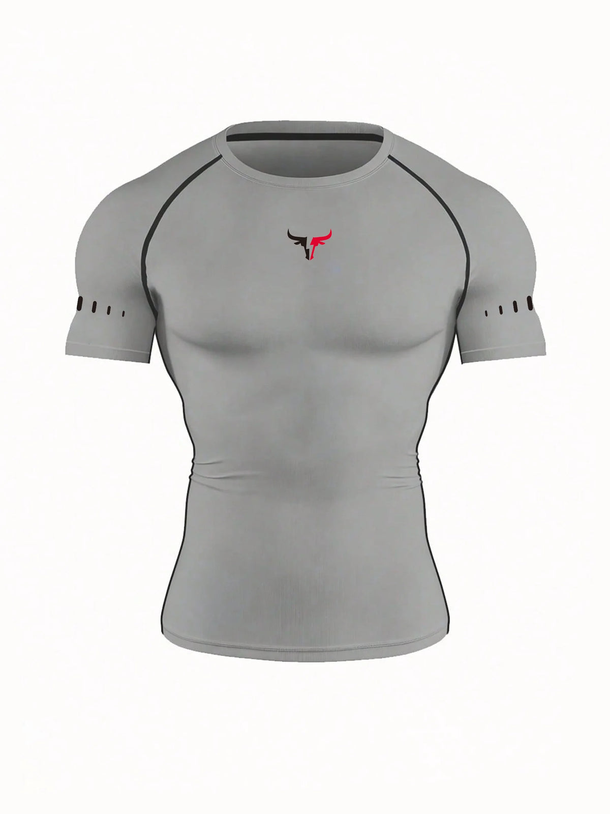Men's Compression T-Shirt Quick Dry Breathable Elastic Gym Tee Multi Colors Available for All Seasons Running Fit Single Piece