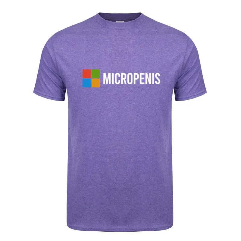 Funny Meme Micropenis T-Shirt  Humorous Geek Tee Summer Unisex Loose and Breathable T-shirt Tops OT-133