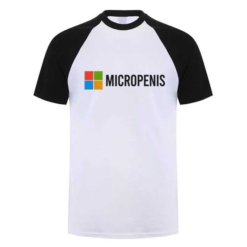 Funny Meme Micropenis T-Shirt  Humorous Geek Tee Summer Unisex Loose and Breathable T-shirt Tops OT-133