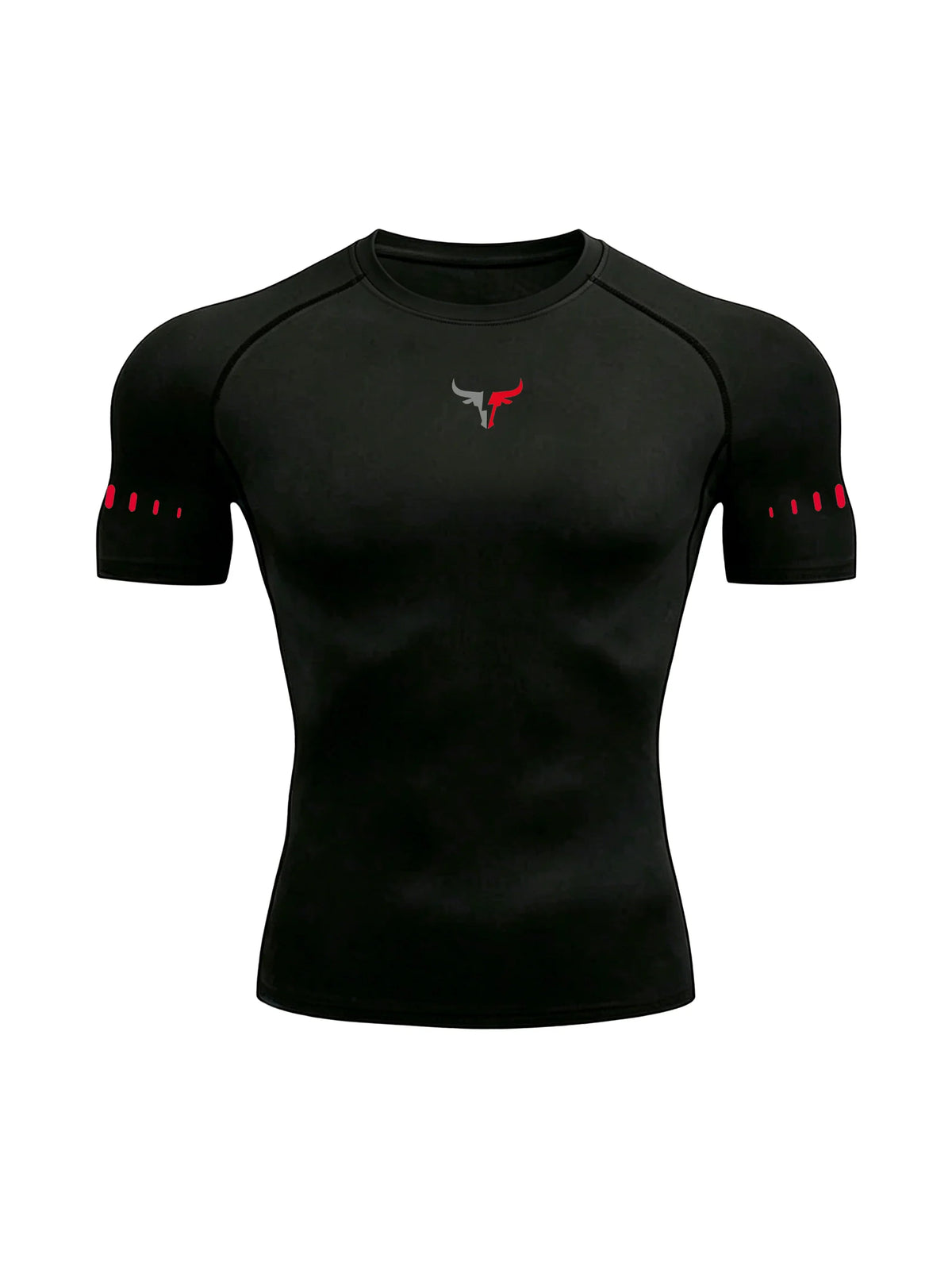 Men's Compression T-Shirt Quick Dry Breathable Elastic Gym Tee Multi Colors Available for All Seasons Running Fit Single Piece