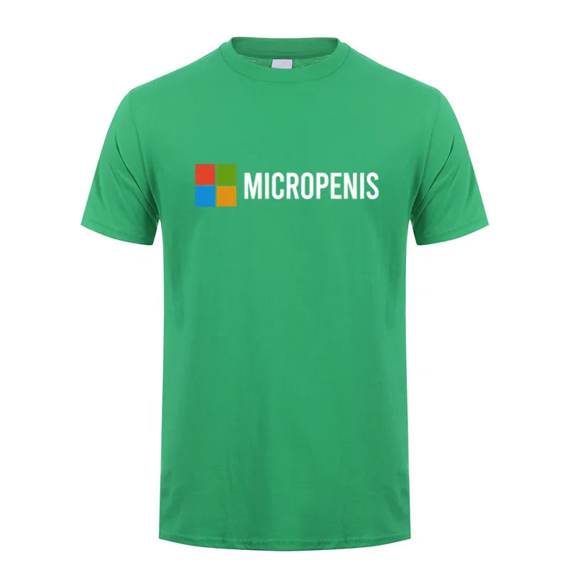 Funny Meme Micropenis T-Shirt  Humorous Geek Tee Summer Unisex Loose and Breathable T-shirt Tops OT-133